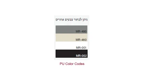 מדגם גימורי צבע PU לארונות אמבטיה — Stonewood