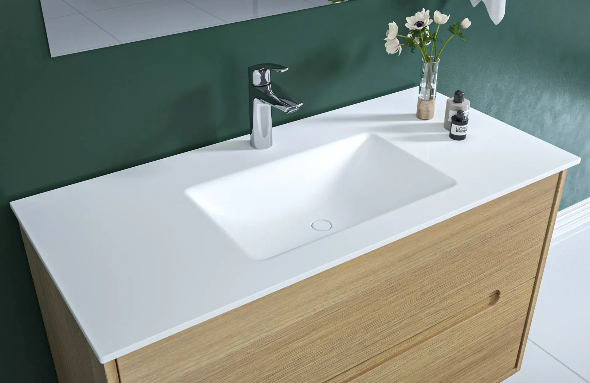 Corian Sink Integral Model Lotus