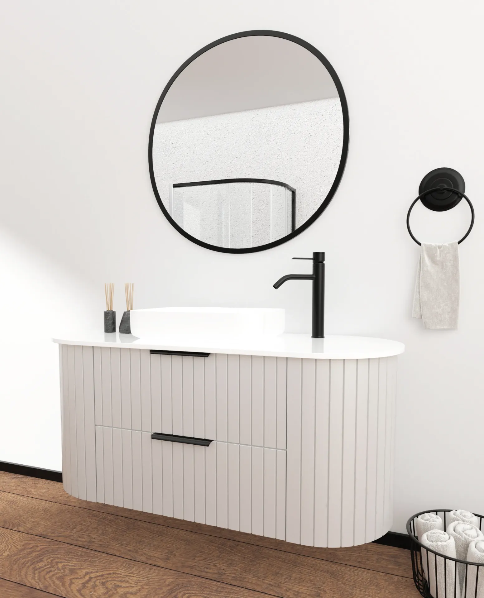 VARDY (80cm, Corian, PU : MR-001)