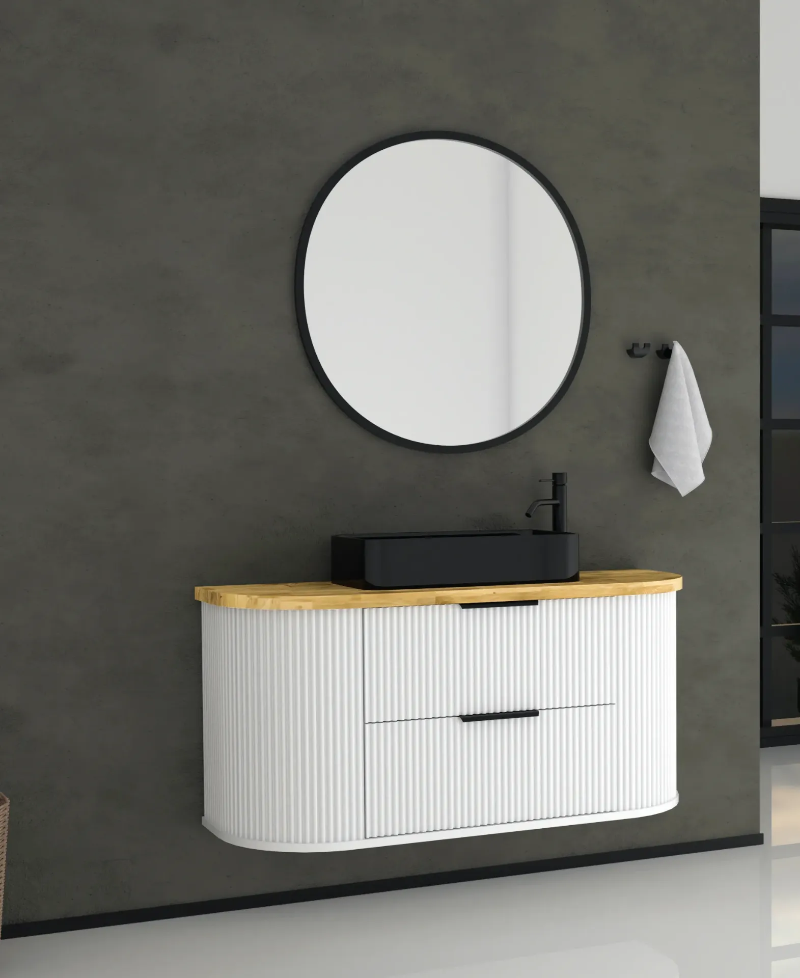 ARYA (100cm, Corian, PU : MR-001)