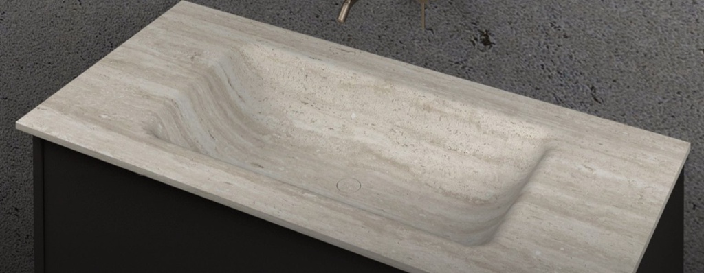 Pressed Porcelain Sink Como - Made to Measure